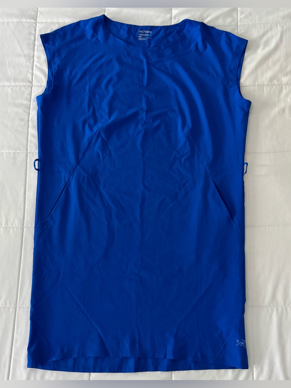 Arc'tery Contenta Dress Women's Blue, (No belt) Size S